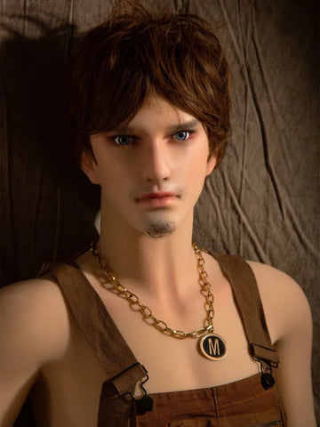 F113-175cm-58kg Gavin Melancholic uncle Femboy Male Sex Doll-qita doll