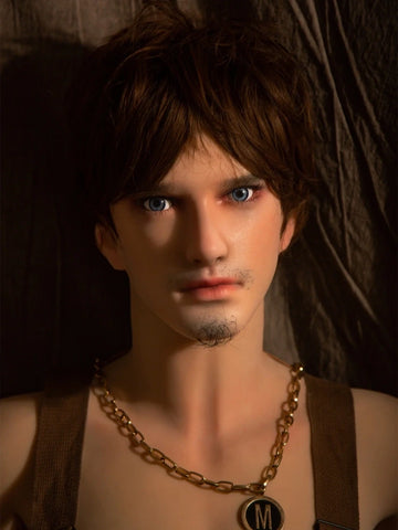 F113-175cm-58kg Gavin Melancholic uncle Femboy Male Sex Doll-qita doll