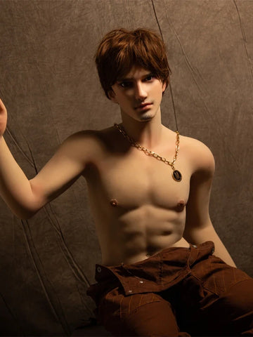 F113-175cm-58kg Gavin Melancholic uncle Femboy Male Sex Doll-qita doll