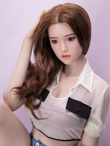 F3637-168cm/5ft5(49kg) Kumiko E cup Silicone Head Mature Asian Girls Cute Sex Doll | FJ Doll