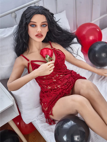 F106-150cm/4ft9  C Cup Red Slutty Skirt TPE Sex Doll｜Irontech Doll