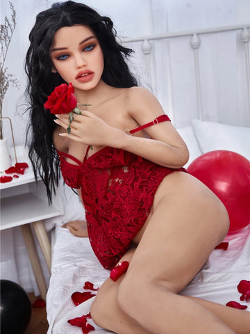 F106-150cm/4ft9  C Cup Red Slutty Skirt TPE Sex Doll｜Irontech Doll