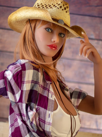 F1688-165cm(5f4)-43kg Christi I Cup TPE Cowboy Girl Makeup Realistic Big Ass Sex Doll | Doll Forever