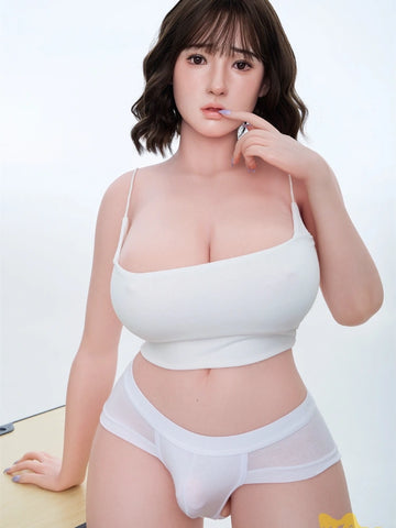 F1969K-162cm(5.3ft)-38kg I Cup  Angelia Big Tits Femboy toy masturbator Shemale Lesbian Silicone Sex Doll｜Irontech Doll