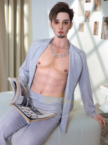 F2376-170cm/5ft7-38kg Silicone Femboy toy masturbator Young Chinese Male Sex Doll | Irontech Doll