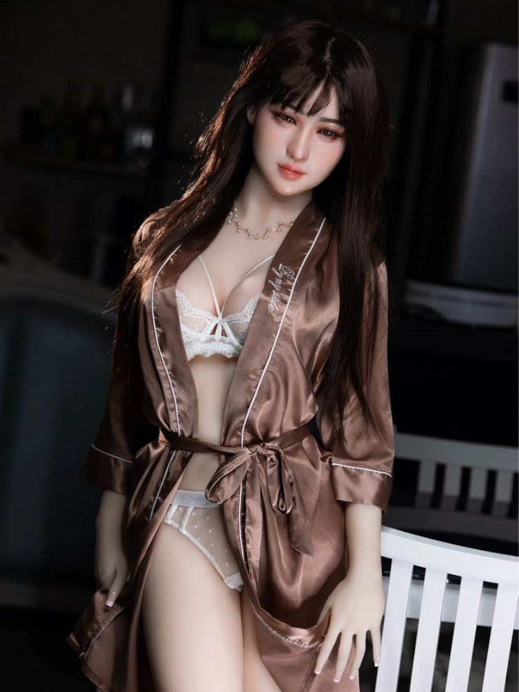 F3469-158cm(5f2)-33kg E Cup Medium breast Silicone Head Chinese Sex Doll| Aibei Doll