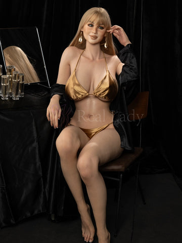 F4497-162cm（5.4ft）-39kg R2 H Cup Life-Size Silicone Sex Doll｜Real Lady