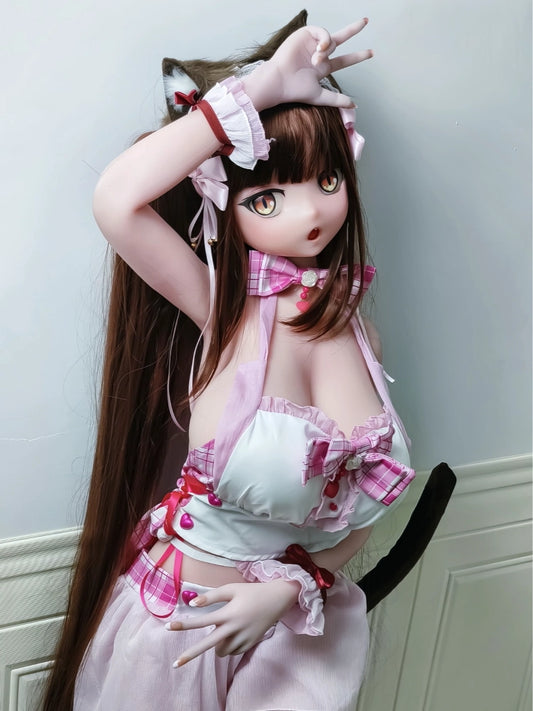 F5426-150cm/5ft-27.5kg Silicone Anime Hentai Sex Dolls | Elsa Babe