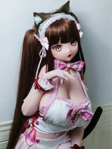 F5426-150cm/5ft-27.5kg Silicone Anime Hentai Sex Dolls | Elsa Babe