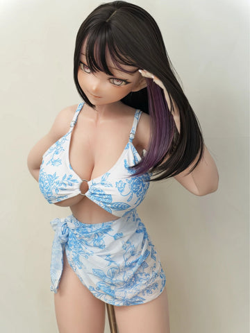 F5427-150cm/5ft-27.5kg Silicone Anime Hentai Sex Dolls | Elsa Babe