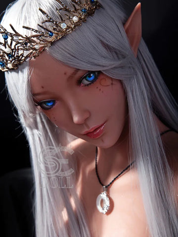 F852—150cm/4ft9-27kg Amanda E Cup Fansty Dark TPE Elf Anime Sex Doll | SE Doll