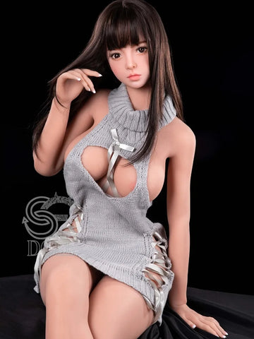 F908-161cm(5.3ft)-35kg Mika F Cup Young Big Tits Brunette Chinese Lolita TPE Love Doll｜SE Doll