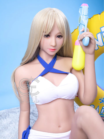 F3739-166cm(5ft5)-34.5kg Cynthia C Cup TPE Blonde European Anime Cute Lolita Sex Dolls|SE Doll