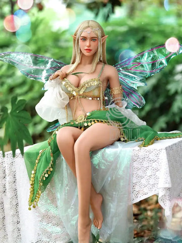 F936-163cm(5.3ft)-37kg Luis E Cup TPE Young Blonde Fantasy Elf Anime Sex Doll｜SE Doll