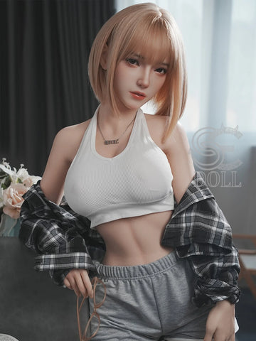 F4528-161cm(5.3ft)-34kg Bridget.A E Cup Large Breast Skinny Asian Medium butt Real Silicone Love Doll｜SE Doll