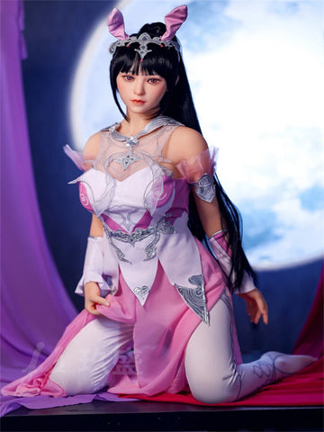 F610—Elida 150cm/4ft9 31kg Real TPE D Cup Cosplay Japanese Sex Doll|Jiusheng Doll