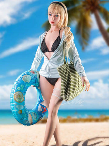 F2317-157cm(5.15ft)-35kg D Cup Gali Flat Cheast Realistic Teen Silicone Sex Doll丨Climax Doll Ultra