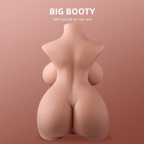 T258-6.61lb Big Boobs Mini Best Cheap Sex Doll Torso|QSX