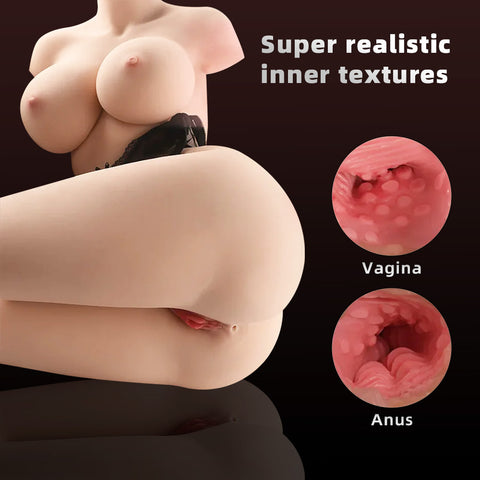 T523-(57lb) 80cm Lifelike Sex Doll Torso | Luxury Curvy Torso Doll