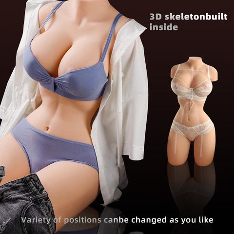 T523-(57lb) 80cm Lifelike Sex Doll Torso | Luxury Curvy Torso Doll