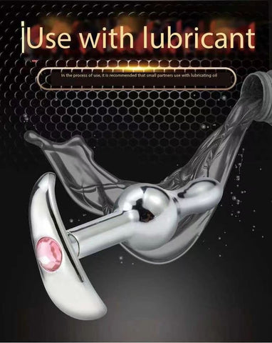 D038- Bead Metal Anal Plug  Sex Toys For Women Shemale cheap sex toys