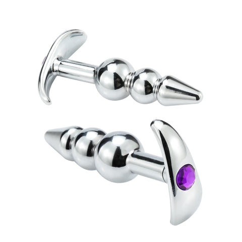 D038- Bead Metal Anal Plug  Sex Toys For Women Shemale cheap sex toys