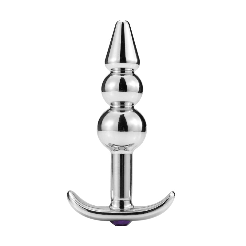 D038- Bead Metal Anal Plug  Sex Toys For Women Shemale cheap sex toys