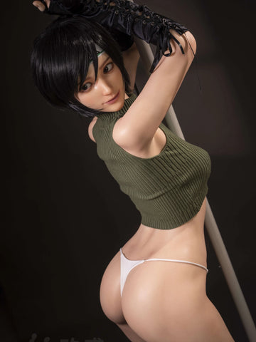 F4632—168cm/5ft5 ,36.2kg C Cup Yuffie Kisaragi Silicone Chinese Sex Doll | Jiusheng Doll