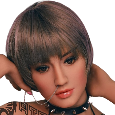 H016  Realistic Sex Doll Head with Natural Smileolor