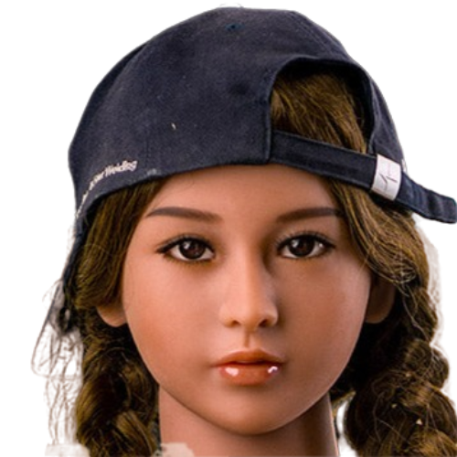 H046 Attractive Sex Doll Head with Round ChinAttractive Sex Doll Head with Round Chin