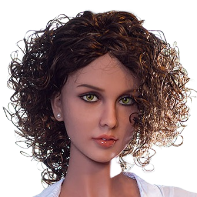 H013 Mesmerizing Indian Sex Doll Head with Long Neck