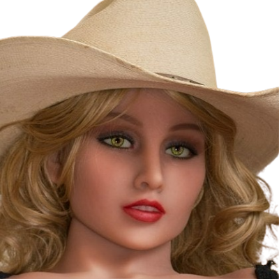 H038 Sexy Sex Doll Head with Blonde Highlights #316